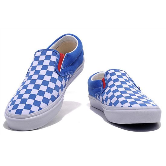 Vans Washed Checker Slip-On Blue-White
