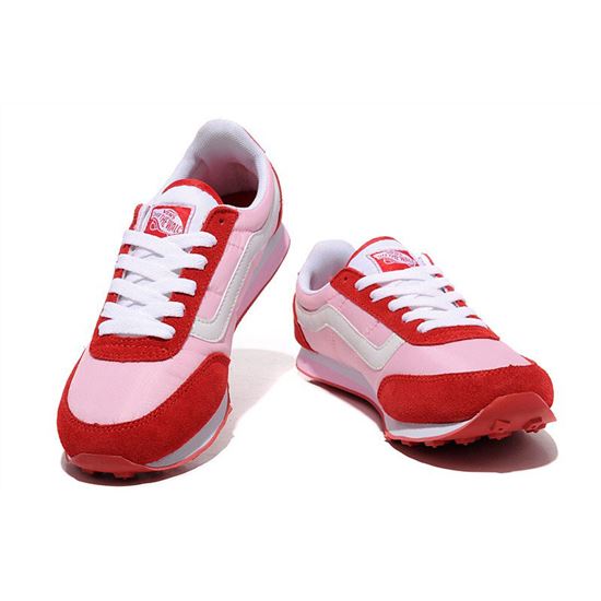 Womens Vans Running Shoes Red