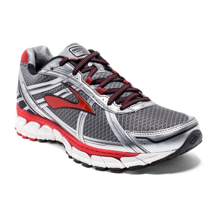 brooks Men's Defyance 9 Charcoal / Silver / Red